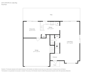 Floor plan 1 for 22131 SW 97th Ct