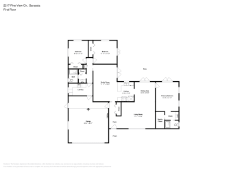 Floor plan 1 for 2217 Pine View Cir