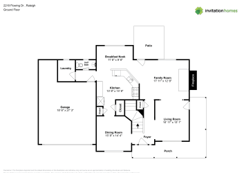 Floor plan 1 for 2218 Flowing Dr
