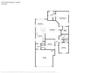 Floor plan 1 for 2221 Hunters Greene Dr