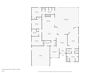Floor plan 1 for 2223 Towering Oaks Cir