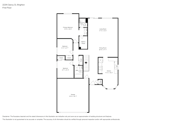Floor plan 2 for 2228 Clancy Ct
