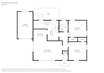 Floor plan 1 for 2229 Wesleygrove Ave