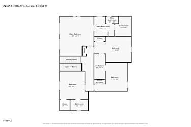 Floor plan 2 for 22355 E 39th Ave