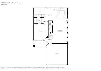 Floor plan 1 for 22360 Sonora River Trce