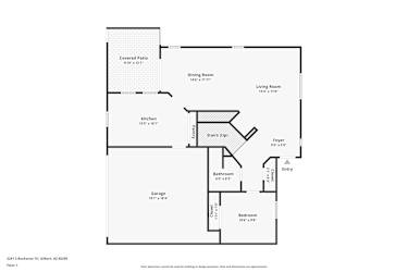 Floor plan 1 for 2241 S Buckaroo Trl