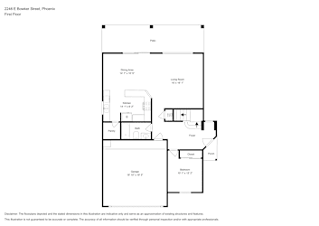 Floor plan 1 for 2246 East Bowker St