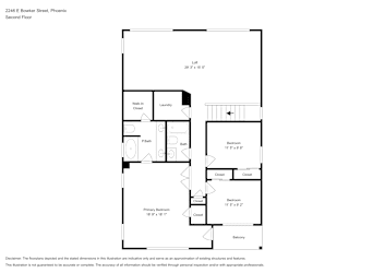 Floor plan 2 for 2246 East Bowker St