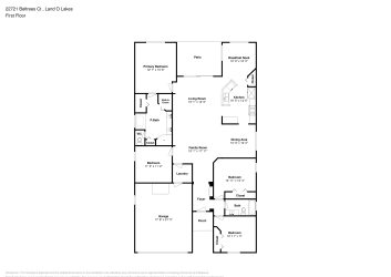 Floor plan 1 for 22721 Beltrees Ct