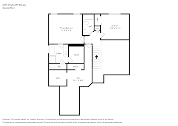 Floor plan 2 for 2277 Wingfoot Pl