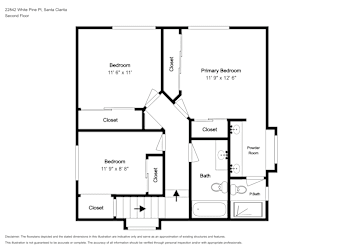 Floor plan 2 for 22842 White Pine Pl