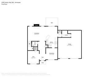 Floor plan 1 for 2292 Holden Way NW