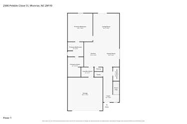 Floor plan 1 for 2300 Pebble Close Ct