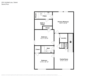 Floor plan 2 for 2301 Litchfield Loop