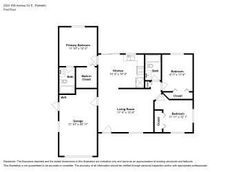 Floor plan 1 for 2303 16th Avenue Cir E