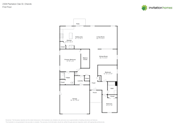 Floor plan 1 for 2306 Plantation Oak Dr