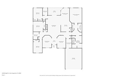 Floor plan 1 for 2309 Bluegill Ct