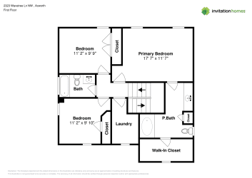 Floor plan 2 for 2323 Wavetree Ln NW