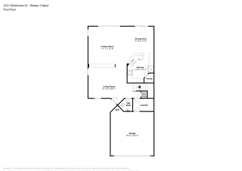 Floor plan 1 for 2331 Silvermoss Dr