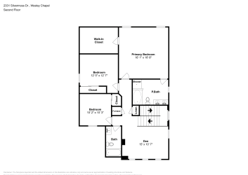 Floor plan 2 for 2331 Silvermoss Dr