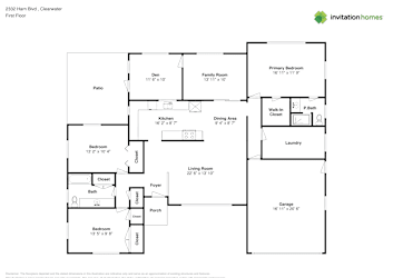 Floor plan 1 for 2332 Harn Blvd