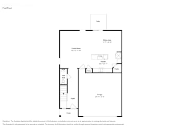 Floor plan 1 for 2332 Turtle Point Rd