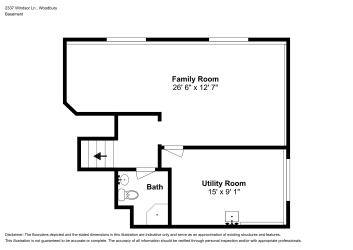 Floor plan 1 for 2337 Windsor Ln