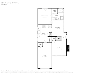 Floor plan 1 for 2342 Glencairn Ln SW
