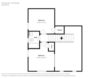 Floor plan 2 for 2342 Glencairn Ln SW