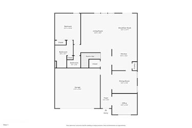 Floor plan 1 for 2345 Ravenglass Way