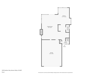 Floor plan 1 for 23476 Seafarer Way