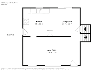 Floor plan 2 for 2362 Springdale Cir Sw
