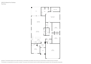Floor plan 1 for 23818 W Atlanta Ave
