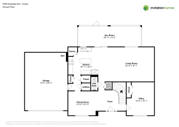 Floor plan 1 for 2390 Anacostia Ave
