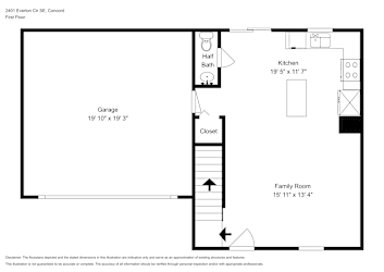 Floor plan 1 for 2401 Everton Cir SE