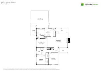 Floor plan 1 for 2403 W 129th St