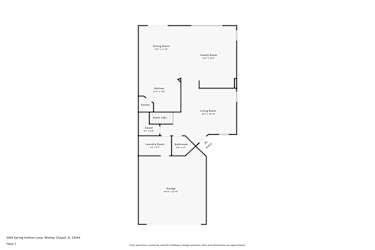 Floor plan 1 for 2404 Spring Hollow Loop