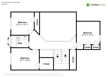 Floor plan 2 for 2414 Claremont Dr