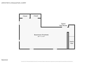 Floor plan 1 for 2418 N 75th Ct