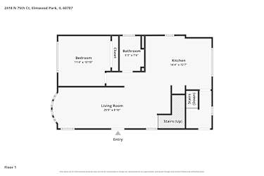 Floor plan 2 for 2418 N 75th Ct