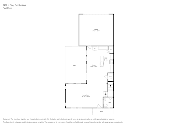 Floor plan 1 for 2419 N Riley Rd