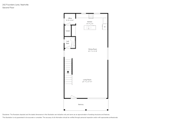 Floor plan 2 for 242 Founders Ln