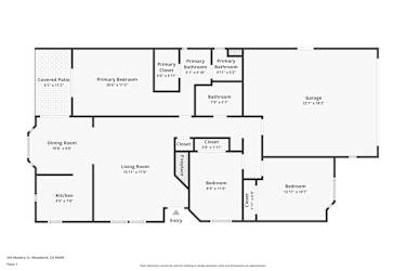 Floor plan 1 for 243 Madera Ct