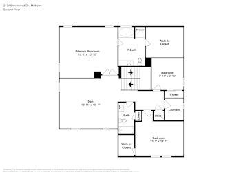 Floor plan 2 for 2434 Brownwood Dr