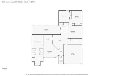 Floor plan 1 for 2442 Sweetwater Blvd