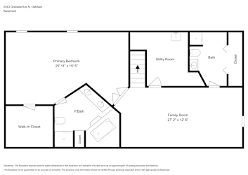 Floor plan 1 for 2443 Granada Ave N