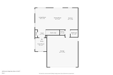 Floor plan 1 for 2459 Gunner Ridge Way