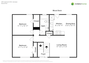 Floor plan 2 for 2462 Lakewood Dr NW