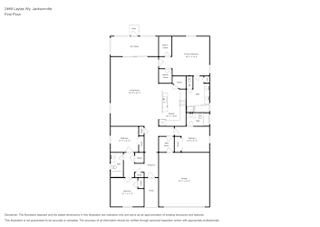 Floor plan 1 for 2469 Laylas Wy