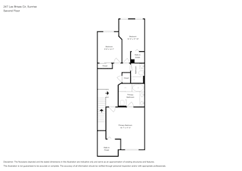 Floor plan 2 for 247 Las Brisas Cir